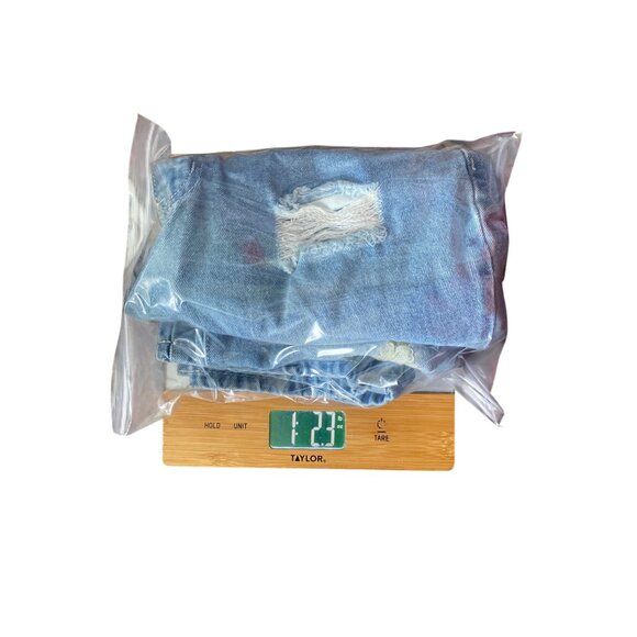 Chelsea & Violet High Rise Distressed Floral Embroidered Mom Jeans 28 Country - Picture 16 of 16